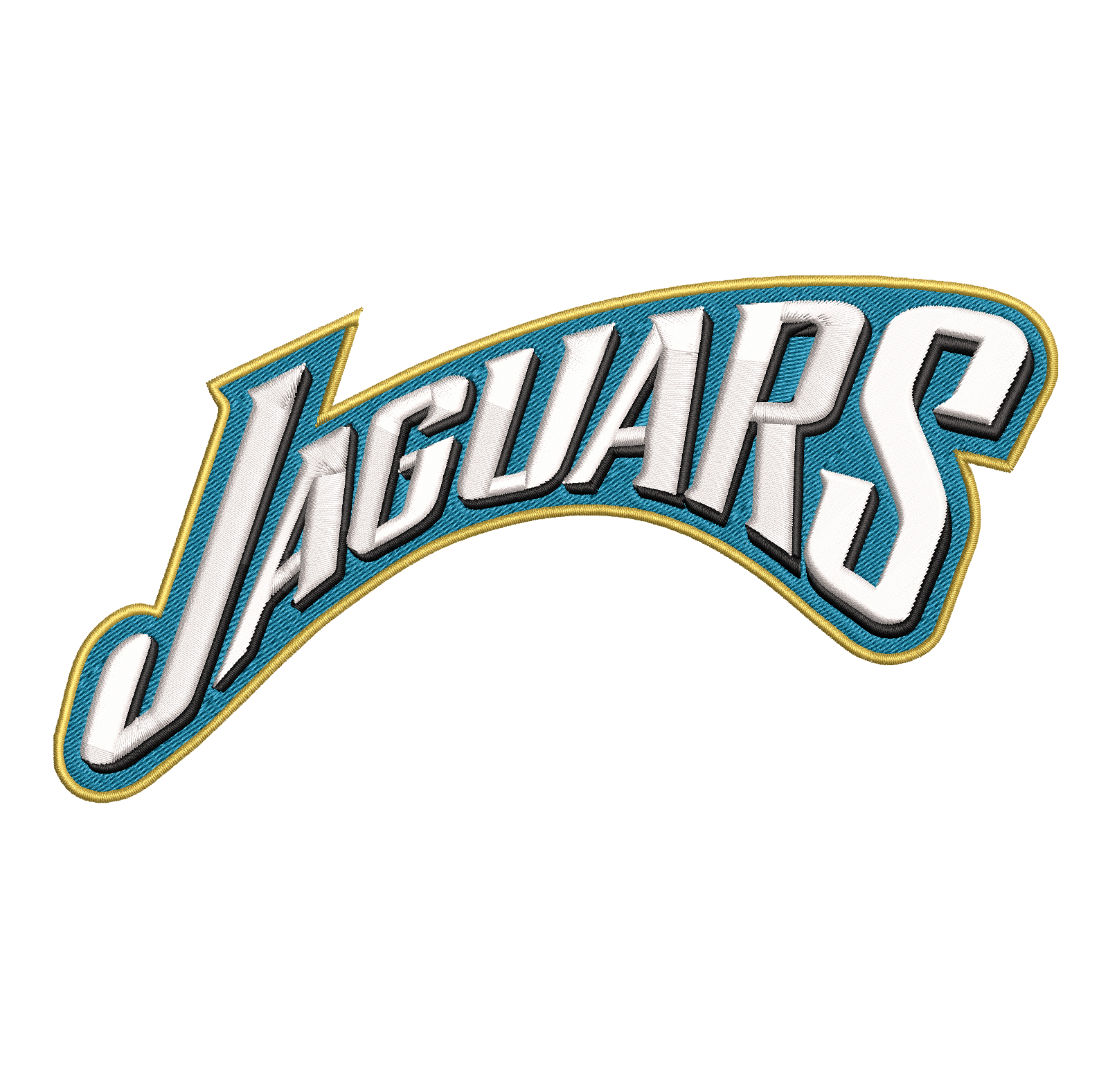 Jacksonville Jaguar 7 : Embroidery Design - FineryEmbroidery