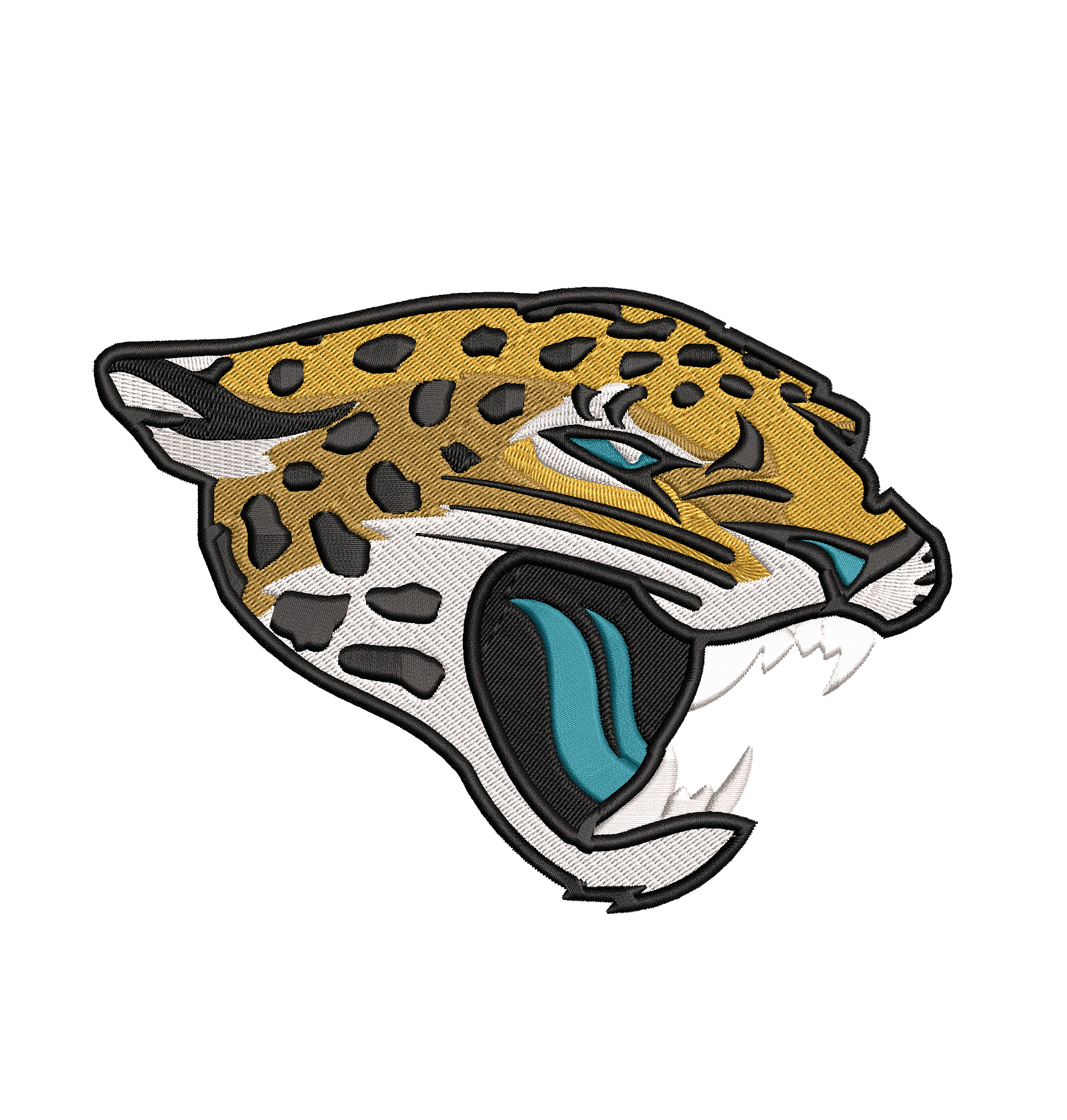 Jacksonville Jaguars - Pack of 6 Designs - 2 Sizes - Embroidery Design - FineryEmbroidery