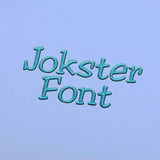 Jokster Embroidery alphabet Font Set