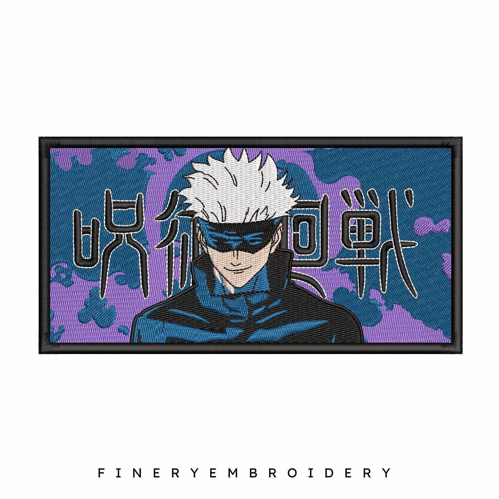 Jujutsu Kaisen Satoru Gojo - Anime - Embroidery Design - FineryEmbroidery