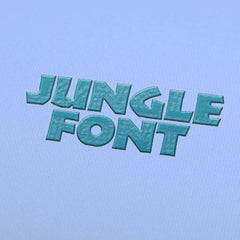 Jungle Embroidery alphabet Font Set - FineryEmbroidery