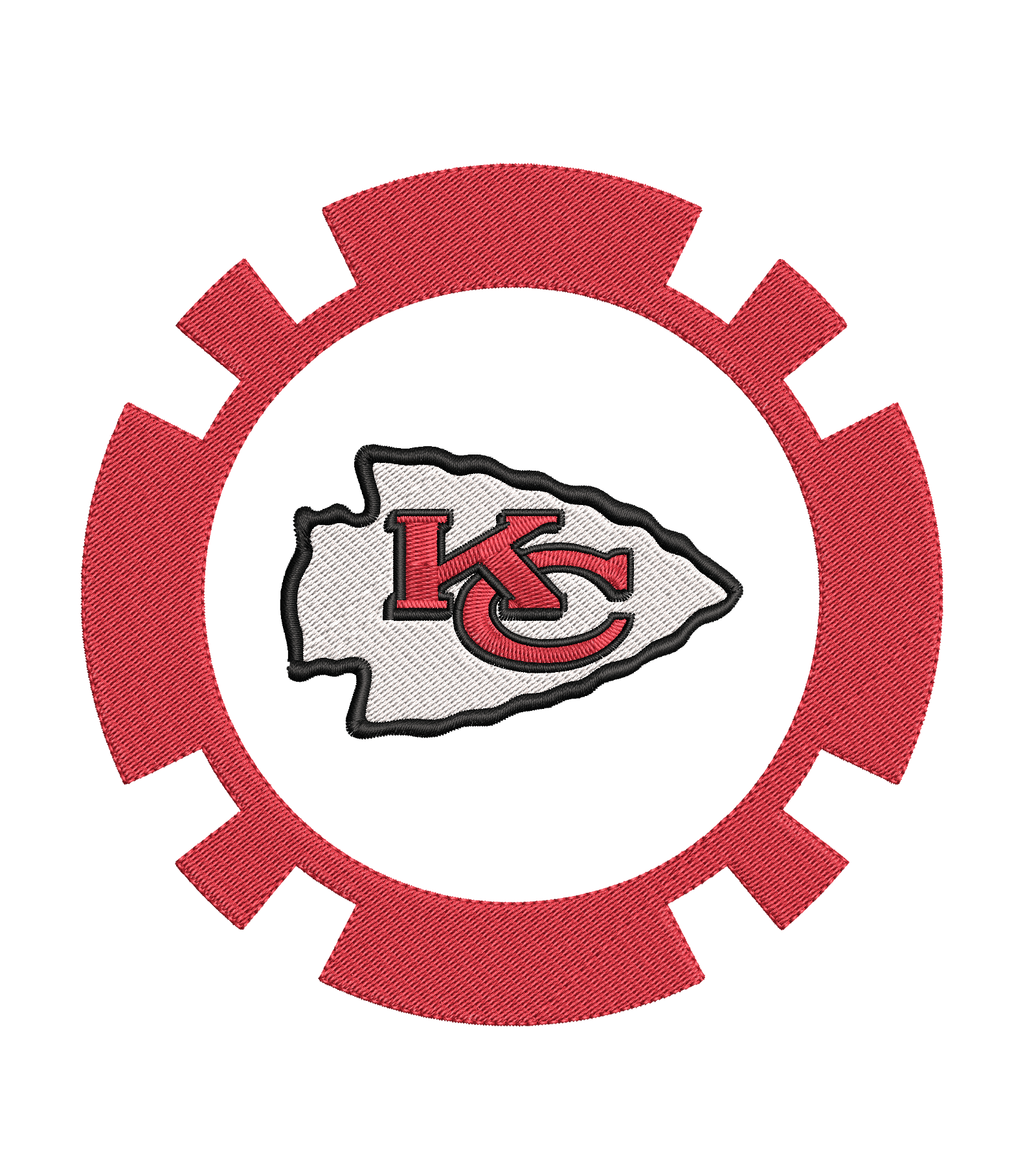 Kansas City Chiefs 5 : Embroidery Design - FineryEmbroidery