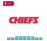 Kansas City Chiefs 6 : Embroidery Design - FineryEmbroidery