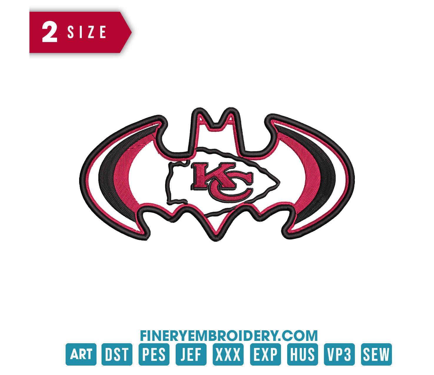 Kansas City Chiefs 7 : Embroidery Design - FineryEmbroidery