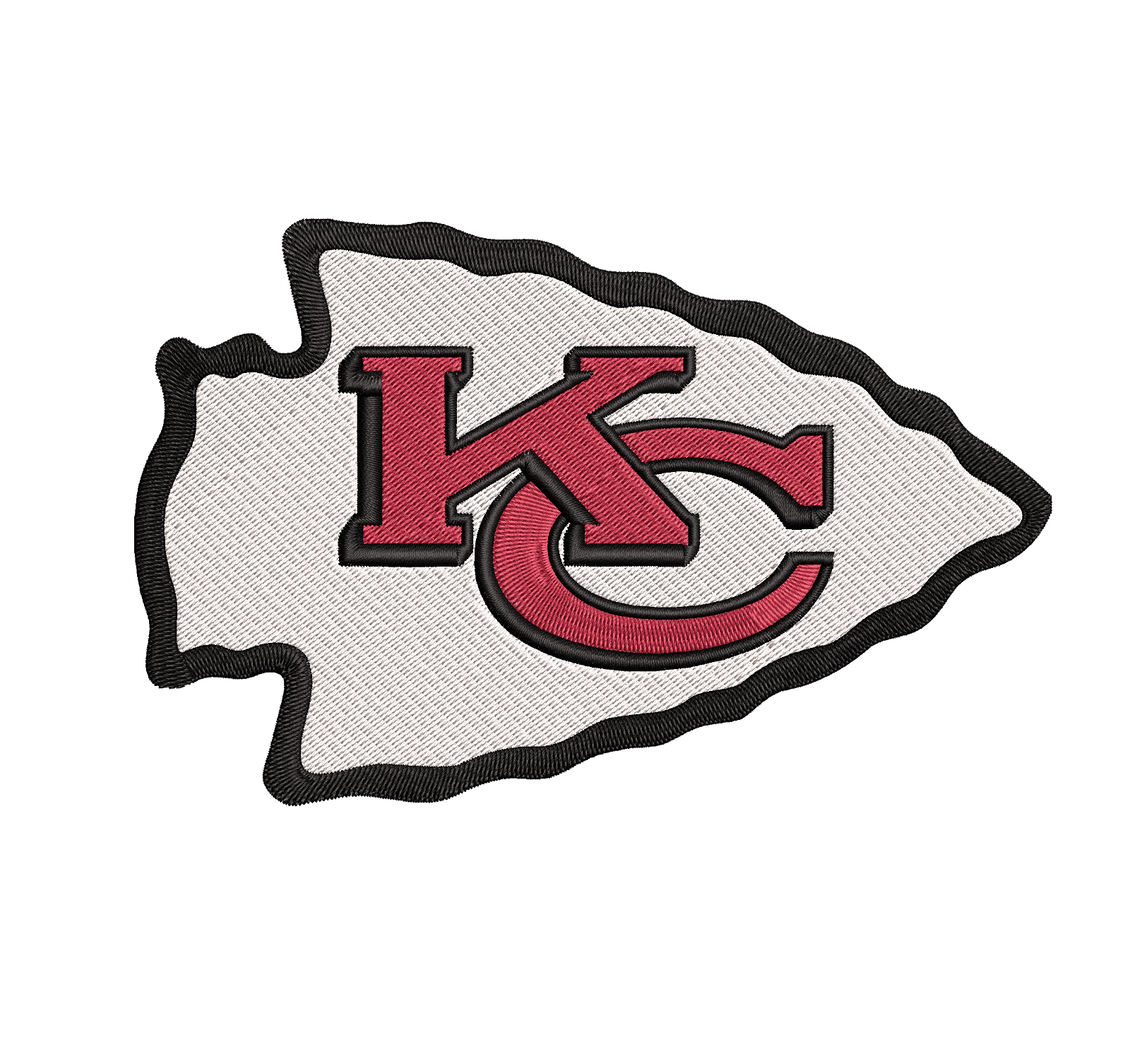 Kansas city Chiefs - Pack of 6 Designs - Embroidery Design - FineryEmbroidery