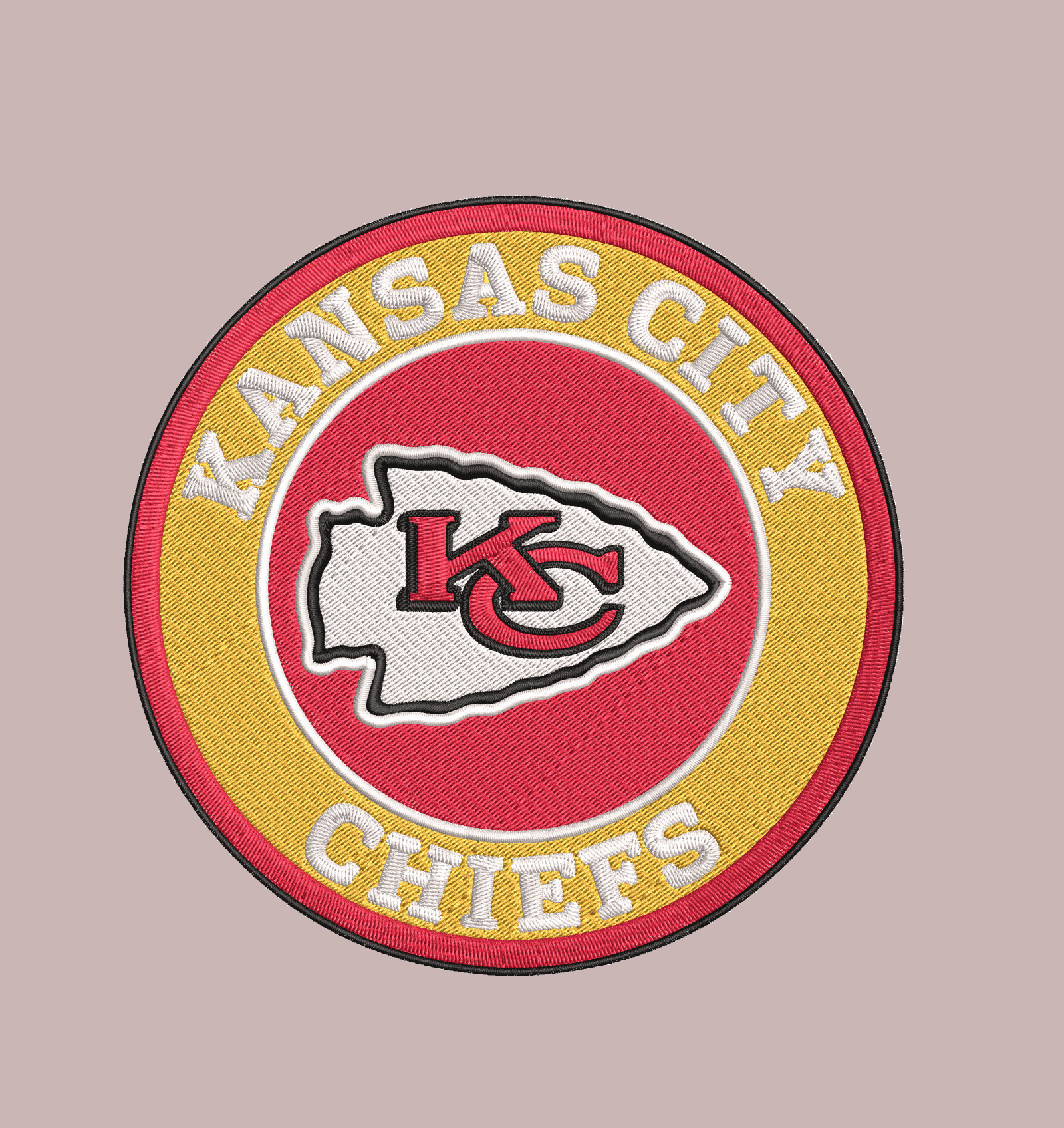 Kansas city Chiefs - Pack of 6 Designs - Embroidery Design - FineryEmbroidery