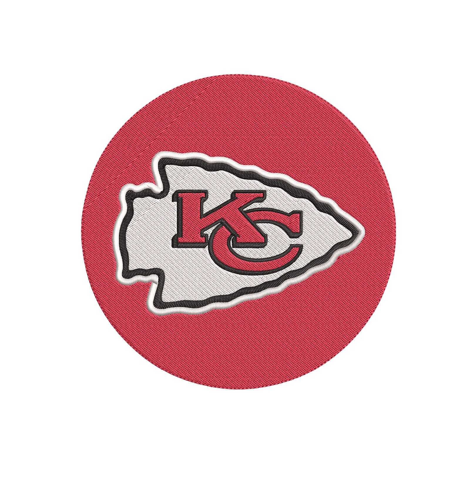Kansas city Chiefs - Pack of 6 Designs - Embroidery Design - FineryEmbroidery