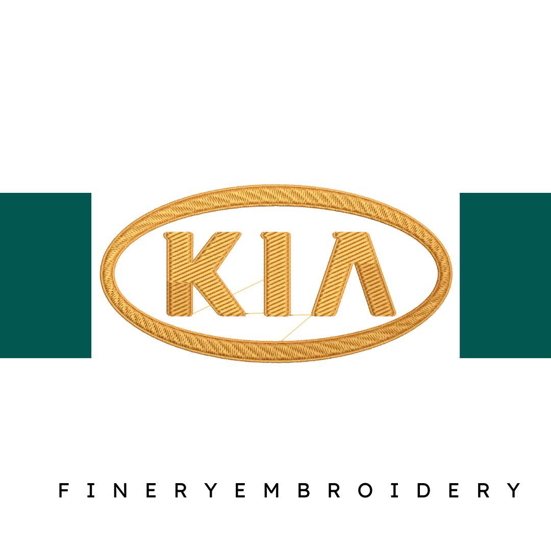 Kia - Embroidery Design - FineryEmbroidery