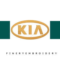 Kia - Embroidery Design - FineryEmbroidery