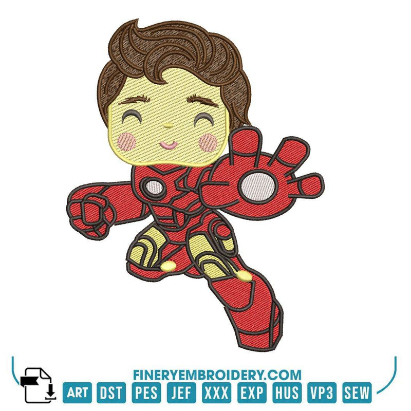 Kids Superhero Embroidery Designs Pack – 5 Designs in 6 Sizes - FineryEmbroidery