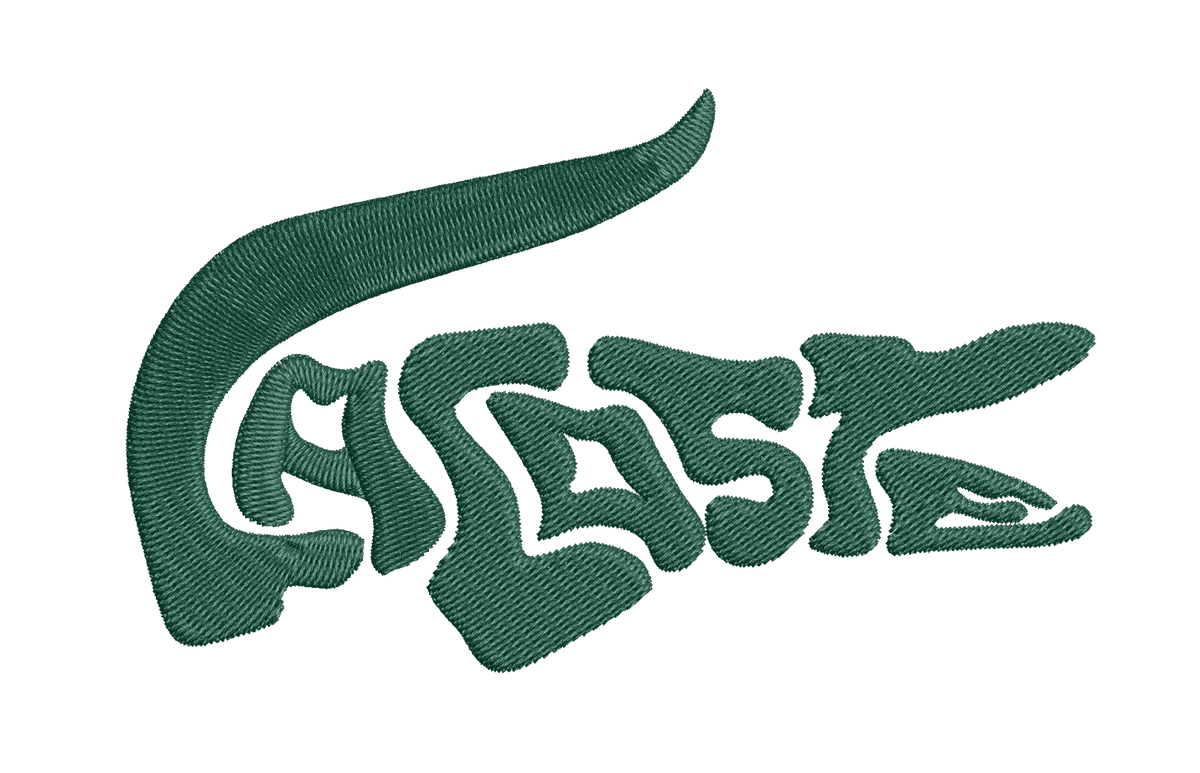 Lacoste Logo 3 Embroidery Design - FineryEmbroidery