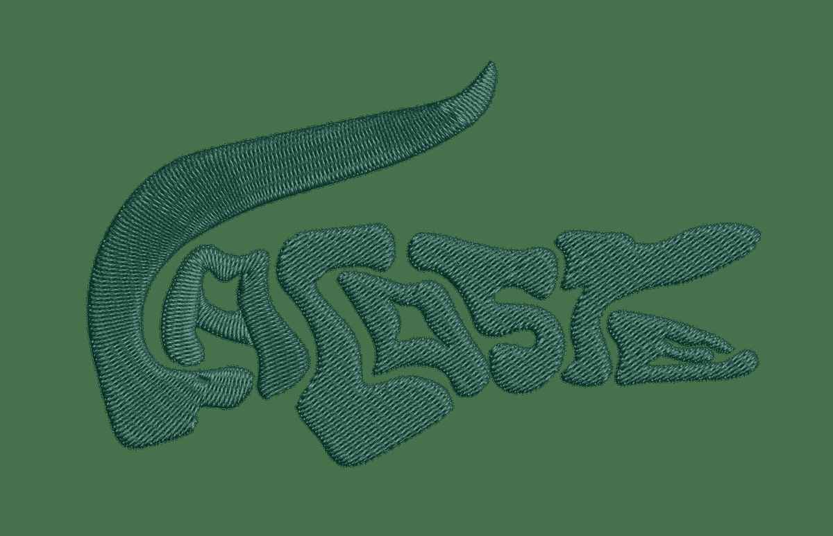 Lacoste Logo 3 Embroidery Design