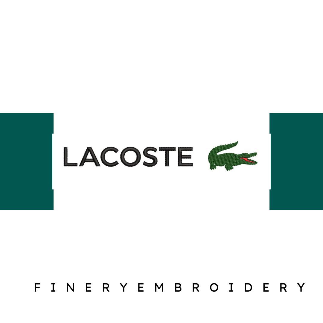 Lacoste Logo Embroidery Design - FineryEmbroidery
