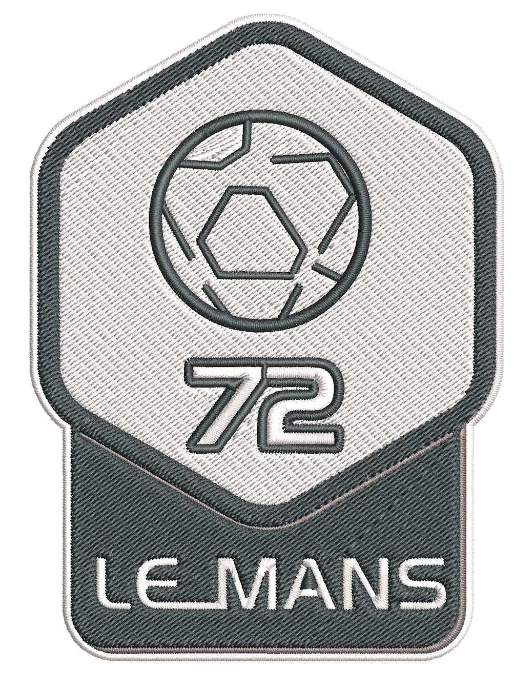 Le Mans Football Team: Embroidery Design FineryEmbroidery
