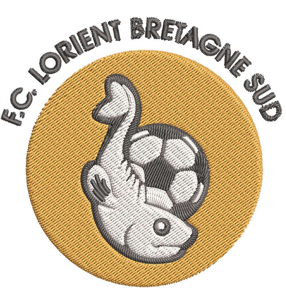 Lorient Football Team: Embroidery Design FineryEmbroidery
