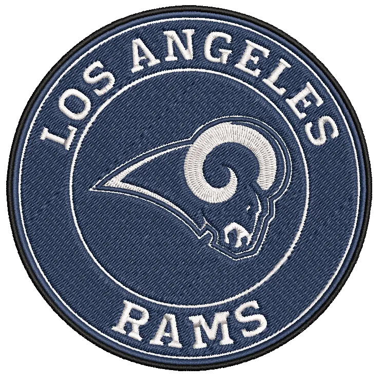 Los Angeles Rams - Pack of 10 Designs - Embroidery Design FineryEmbroidery