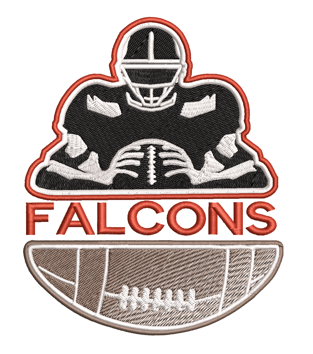 Los Angeles Chargers Team Player : Embroidery Design - FineryEmbroidery