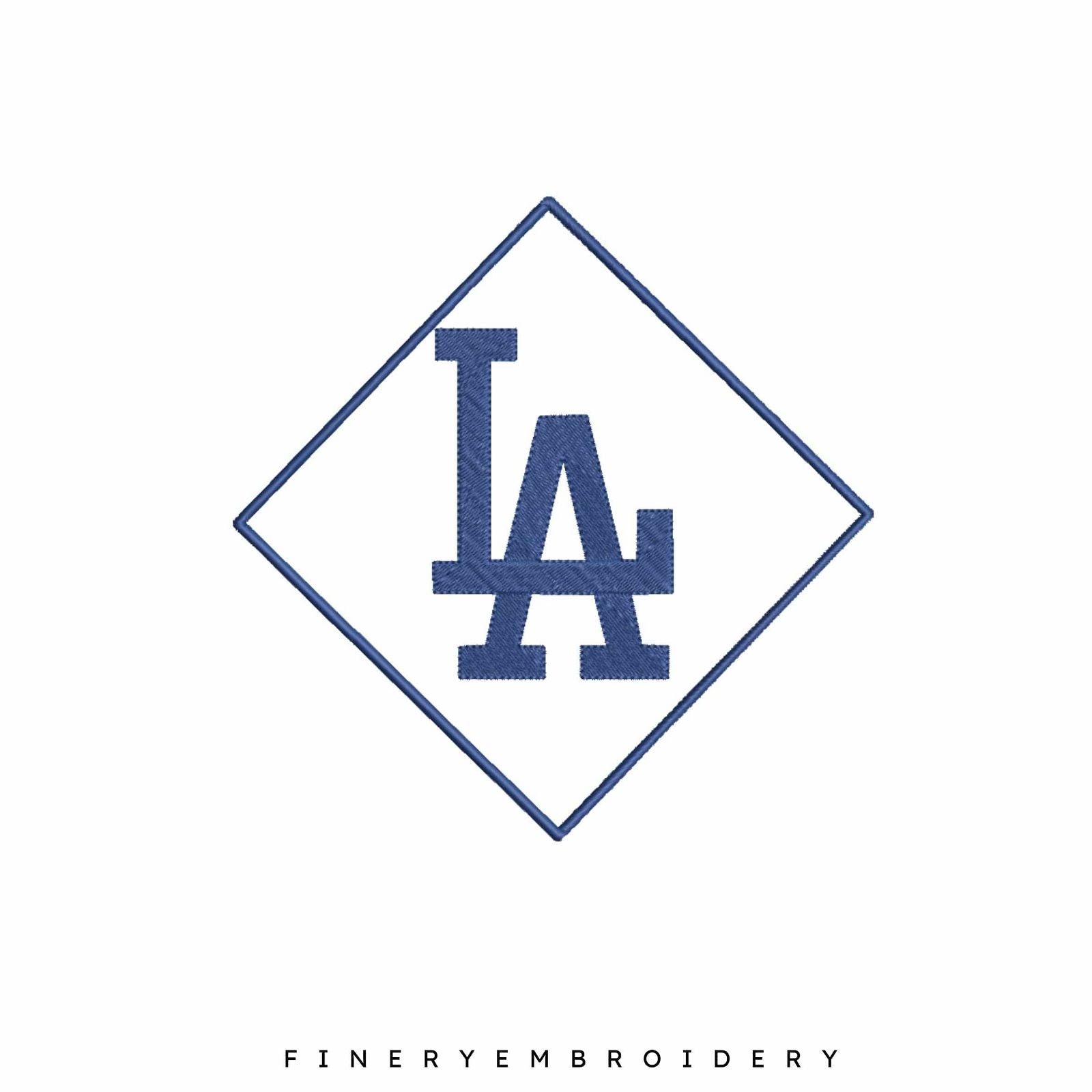 Los Angeles Dodgers 5 - Logo Embroidery Design | FineryEmbroidery - FineryEmbroidery