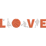 Love-Basketball - Basket Embroidery Design - FineryEmbroidery