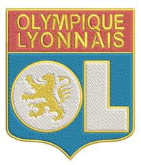 Lyon Football Team: Embroidery Design - FineryEmbroidery