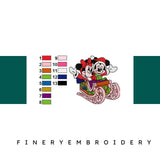 MICKEY MINNIE 002 - Embroidery Design - FineryEmbroidery