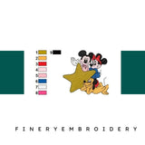 MICKEY MINNIE 003 - Embroidery Design - FineryEmbroidery