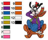 MICKEY MINNIE 017 - Embroidery Design - FineryEmbroidery