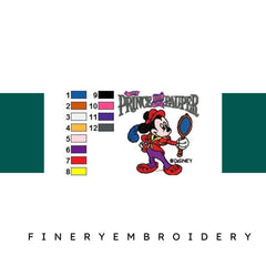 MICKEY MINNIE 044 - Embroidery Design - FineryEmbroidery