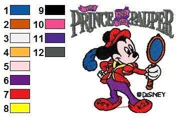 MICKEY MINNIE 044 - Embroidery Design - FineryEmbroidery