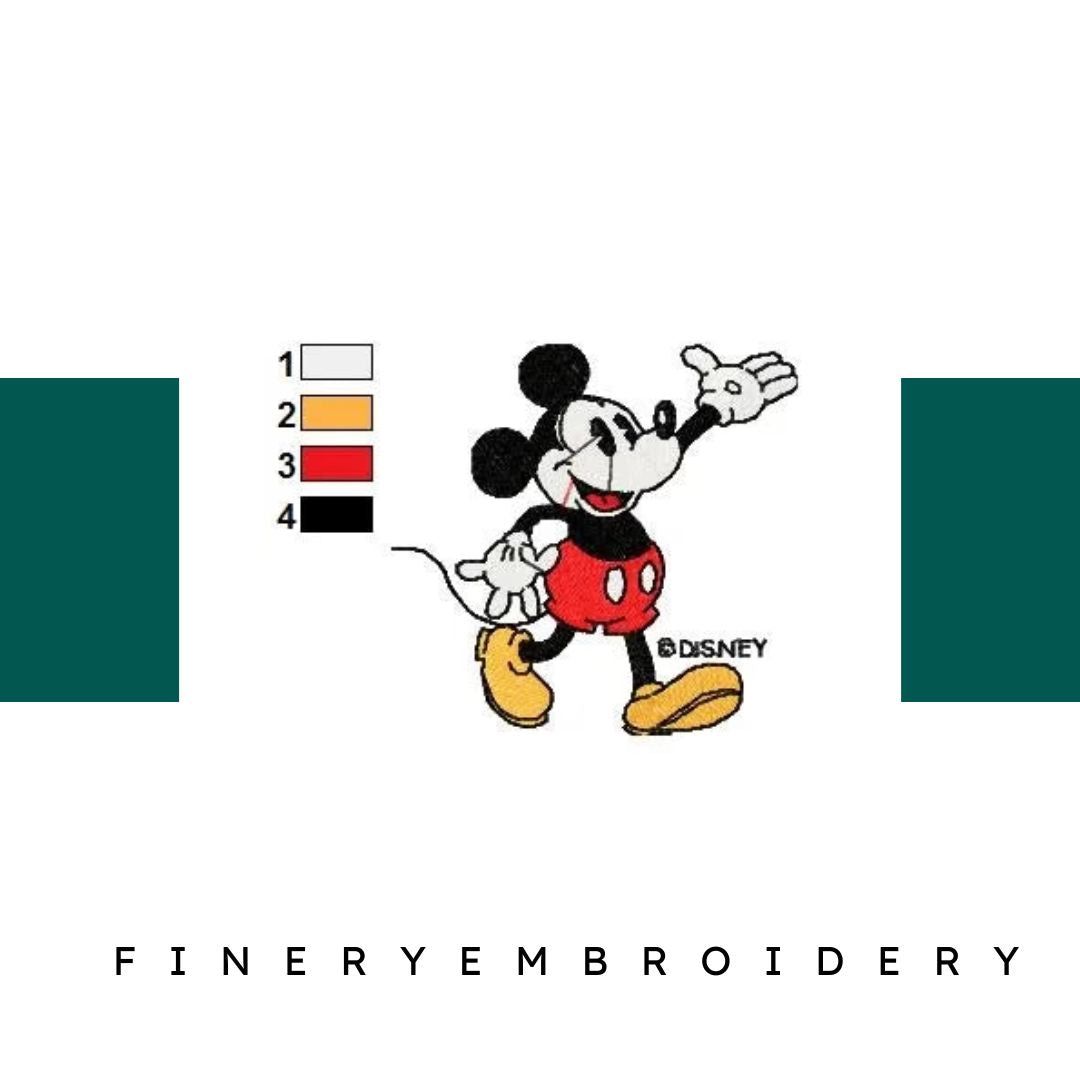MICKEY MINNIE 045 - Embroidery Design - FineryEmbroidery