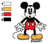 MICKEY MINNIE 046 - Embroidery Design - FineryEmbroidery