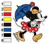 MICKEY MINNIE 050 - Embroidery Design - FineryEmbroidery