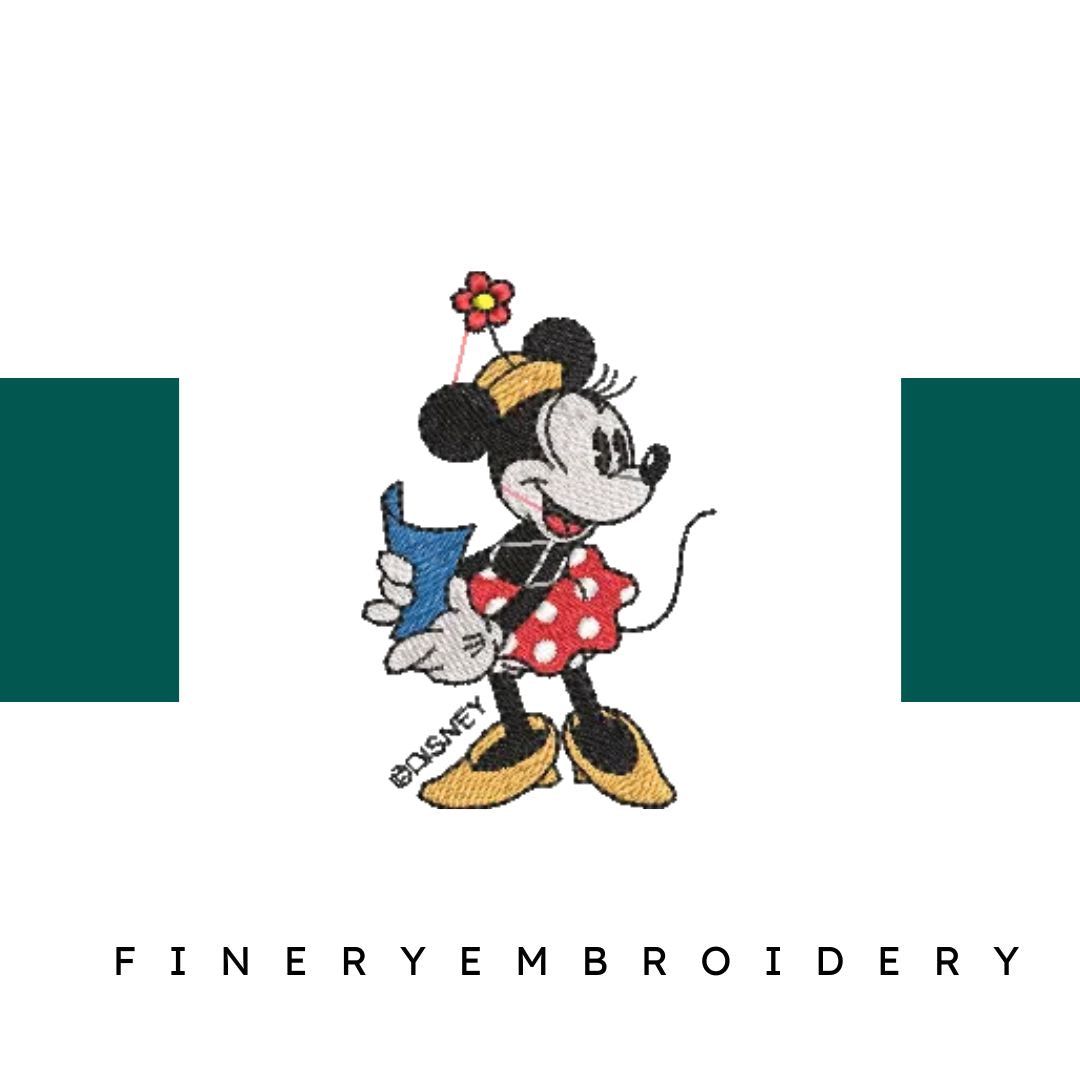 MICKEY MINNIE 052 - Embroidery Design - FineryEmbroidery