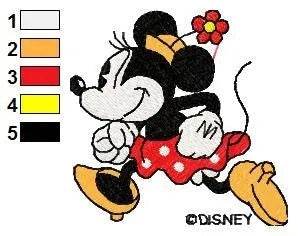 MICKEY MINNIE 054 - Embroidery Design - FineryEmbroidery