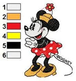 MICKEY MINNIE 056 - Embroidery Design - FineryEmbroidery