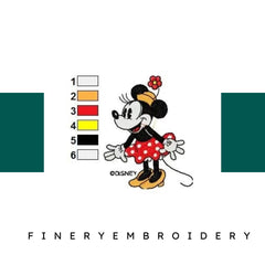 MICKEY MINNIE 058 - Embroidery Design - FineryEmbroidery