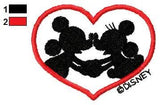 MICKEY MINNIE 070- Embroidery Design - FineryEmbroidery