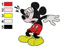 MICKEY MINNIE 079- Embroidery Design - FineryEmbroidery