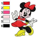 MICKEY MINNIE 099 - Embroidery Design - FineryEmbroidery