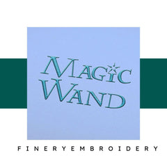 Magic wand Embroidery alphabet Font Set - FineryEmbroidery