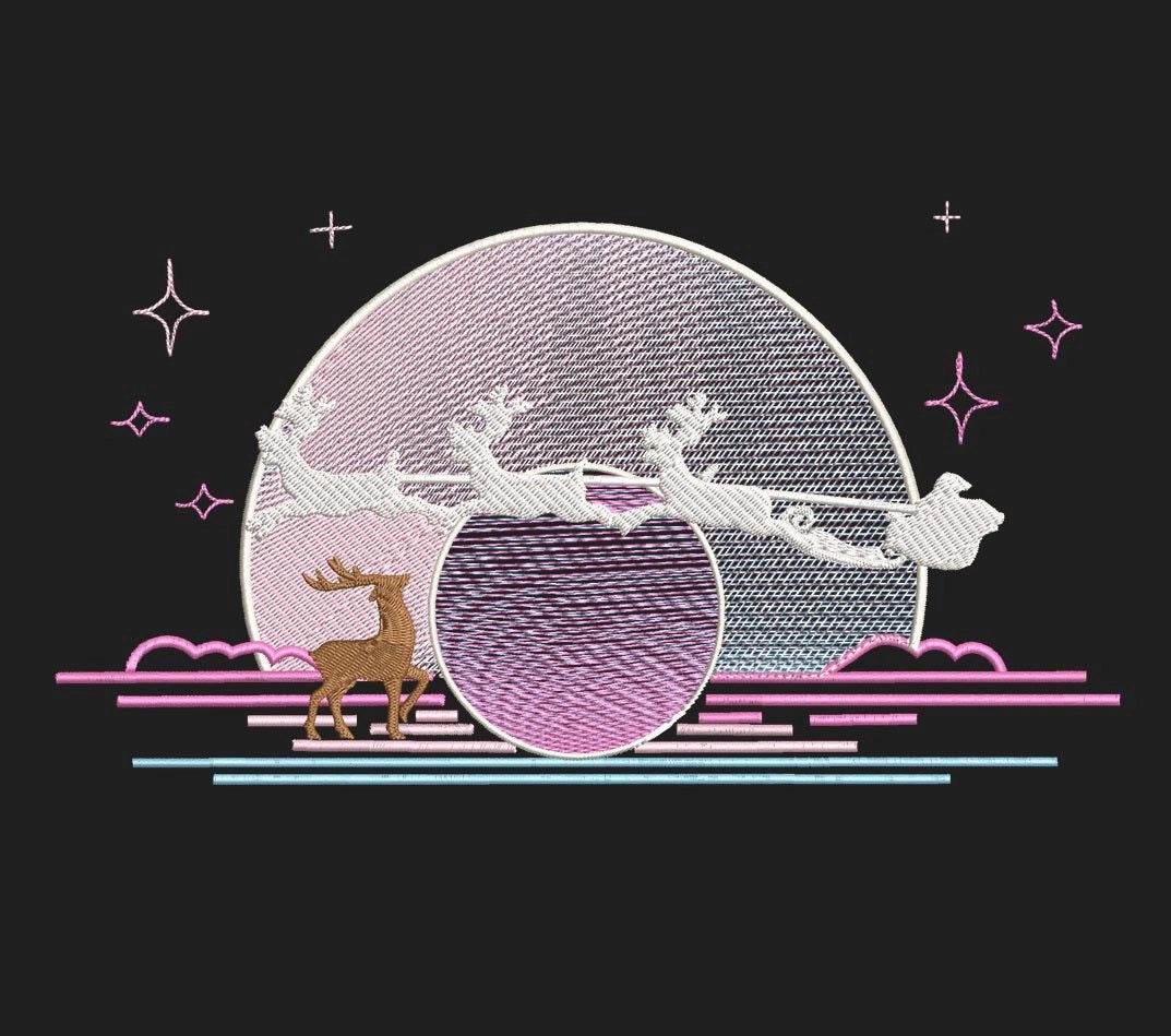 Magical Winter Landscape: Embroidery Design - FineryEmbroidery