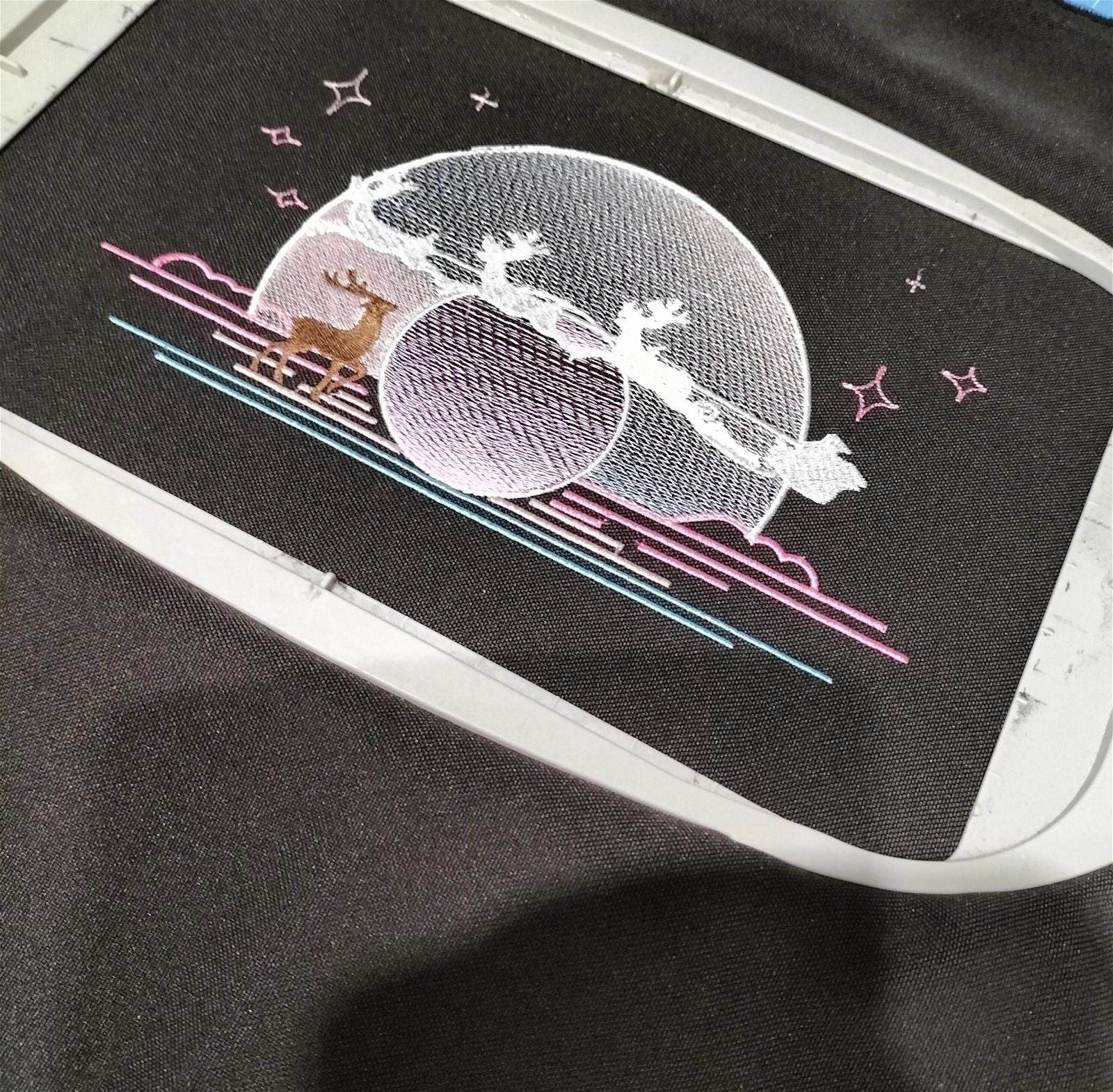 Magical Winter Landscape: Embroidery Design - FineryEmbroidery