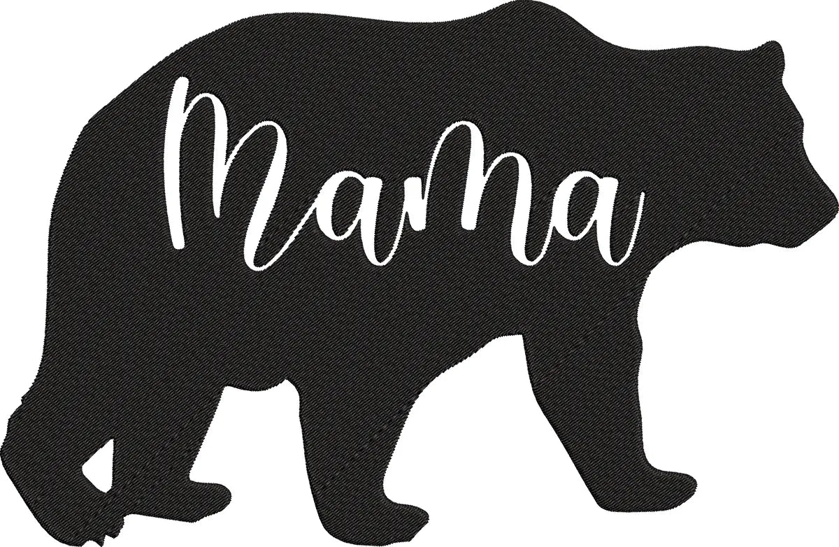 Mama-Bear- Mothers Embroidery Design FineryEmbroidery