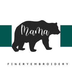 Mama-Bear- Mothers Embroidery Design