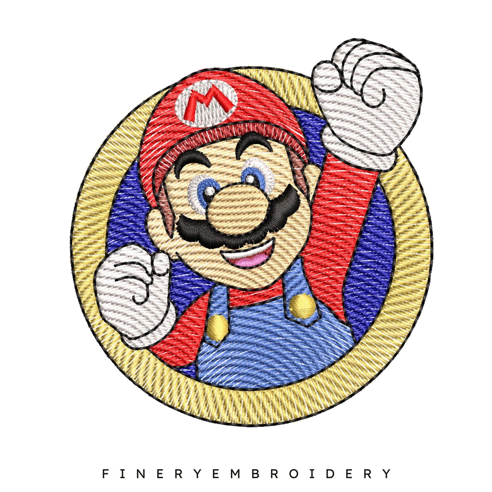 Mario Bros Embroidery Design Pack - FineryEmbroidery - FineryEmbroidery