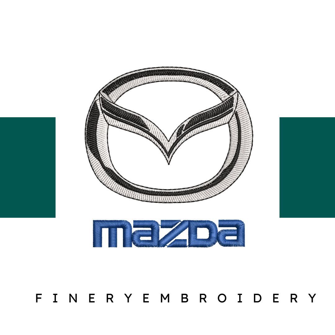 Mazda 3 - Embroidery Design - FineryEmbroidery