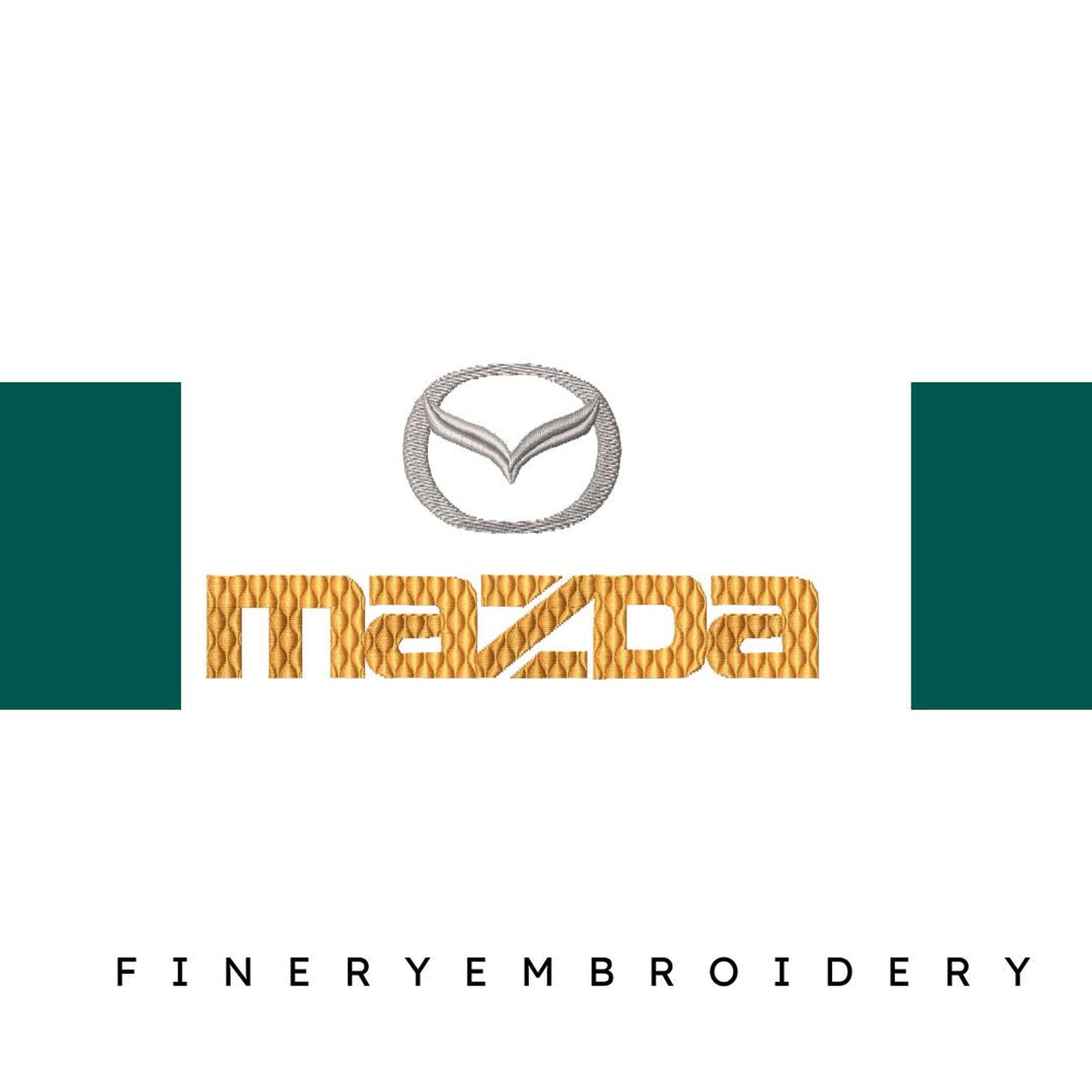 Mazda 4 - Embroidery Design - FineryEmbroidery