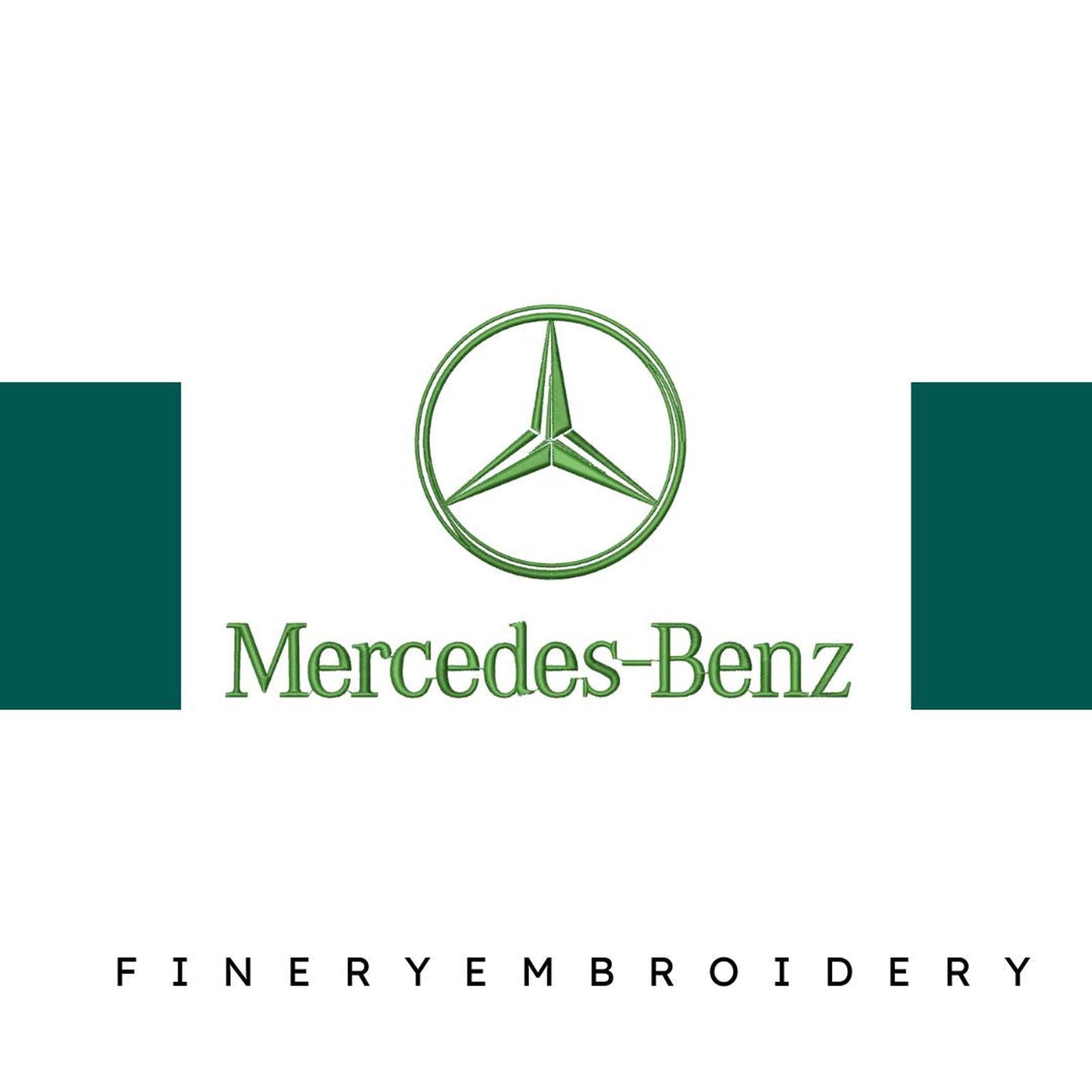 Mercedes - Embroidery Design - FineryEmbroidery