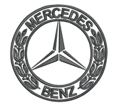 Mercedes 2 - Embroidery Design - FineryEmbroidery