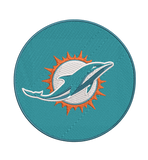 Miami Dolphins 1 : Embroidery Design - FineryEmbroidery